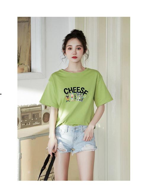 夏季网红款短袖女